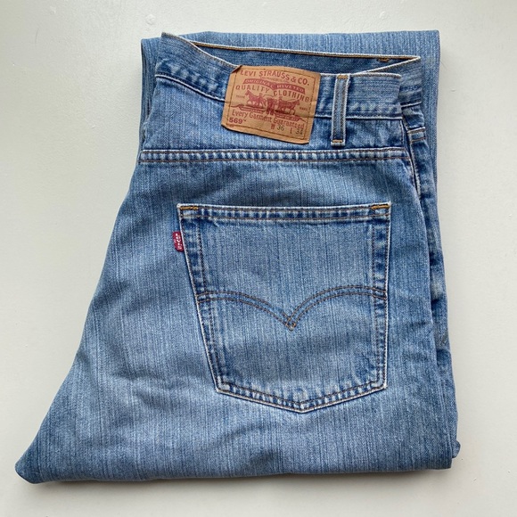 Levi's Other - Vtg Levis 569 Mens Blue Jeans Outdoor Workwear Y2K Denim Loose Straight Fit